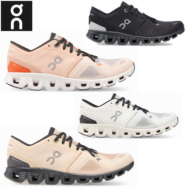 On オン ランニングシューズ Cloud X 3 レディース クラウドエックス