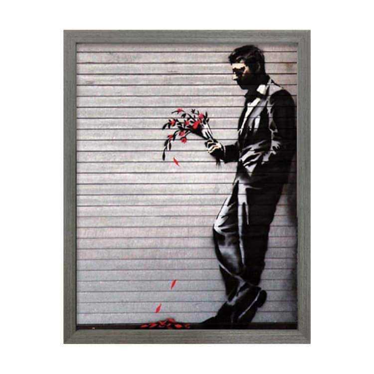 在庫処分】アーティストポスター Banksy I Want Change バンクシー