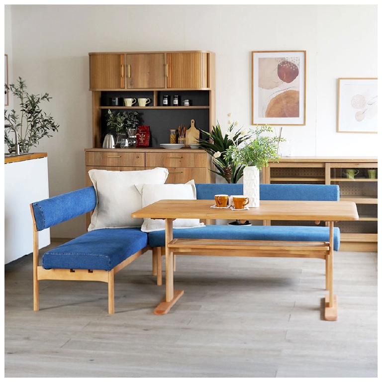 レイニー リビングダイニングソファ3点セット（テーブル140cm） Rainy