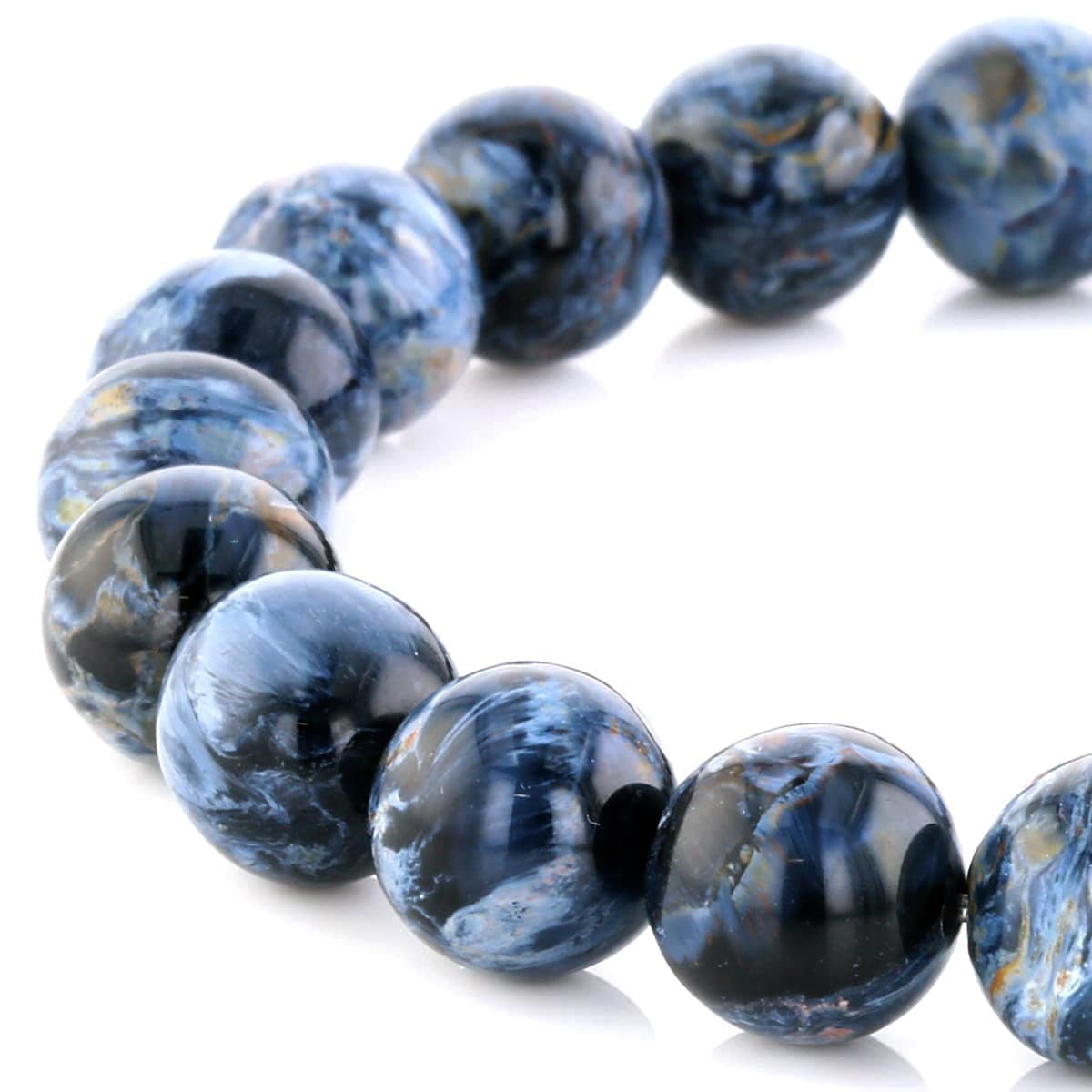 ブルーピーターサイト ブレスレット 10mm玉 No.2 最高級5A｜最高級