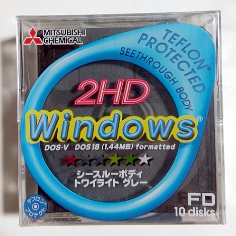 三菱化学 3.5インチ フロッピーディスク Windowsフォー マット済 10枚