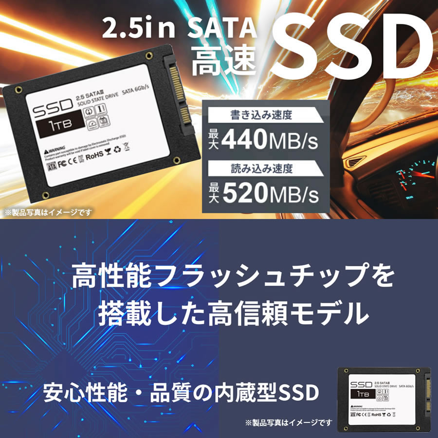 HIDISC 2.5inch SATA SSD 480GB SSD480G | SSD,SATA 2.5インチ
