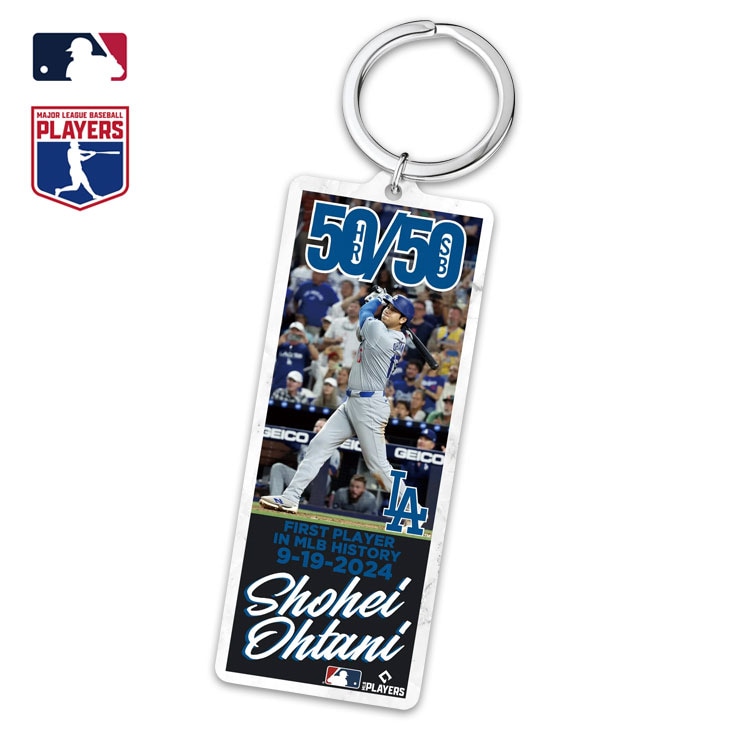 MLB公式ライセンス 大谷翔平 ドジャース キーホルダー バッティング