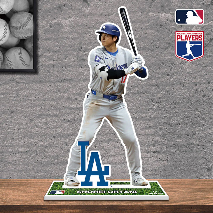 MLB公式ライセンス 大谷翔平 ドジャース フォトスタンド バッティング