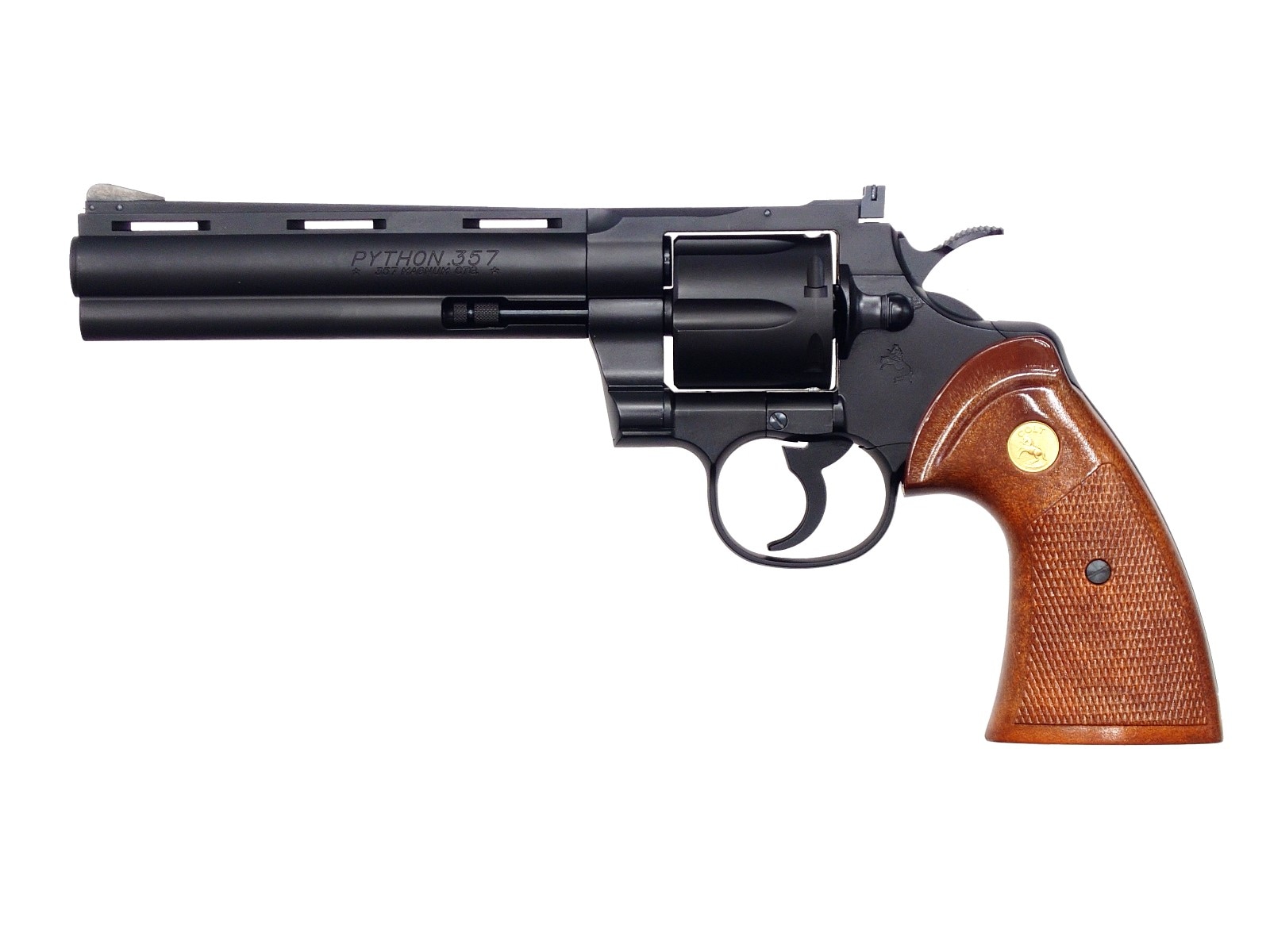 タナカ モデルガン COLT パイソン .357マグナム Rモデル 6インチ HW