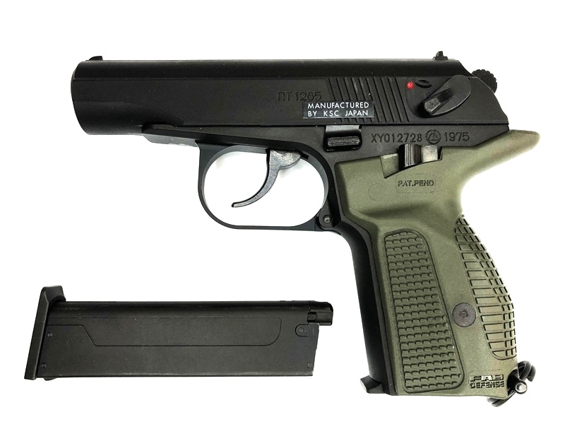 売り切れ【特選中古品】ガスブローバック KSC マカロフPMG HW グリーン