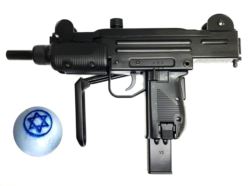 売り切れ【特選中古品】CO2ガスブローバック KWC ミニウージー ABS