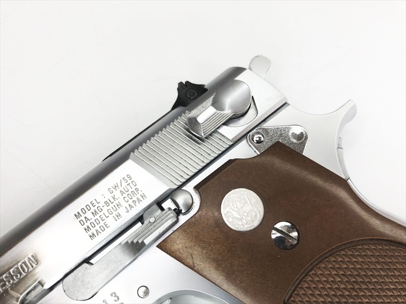 売り切れ【特選中古品】発火モデルガン MGC S&W M39 シルバー