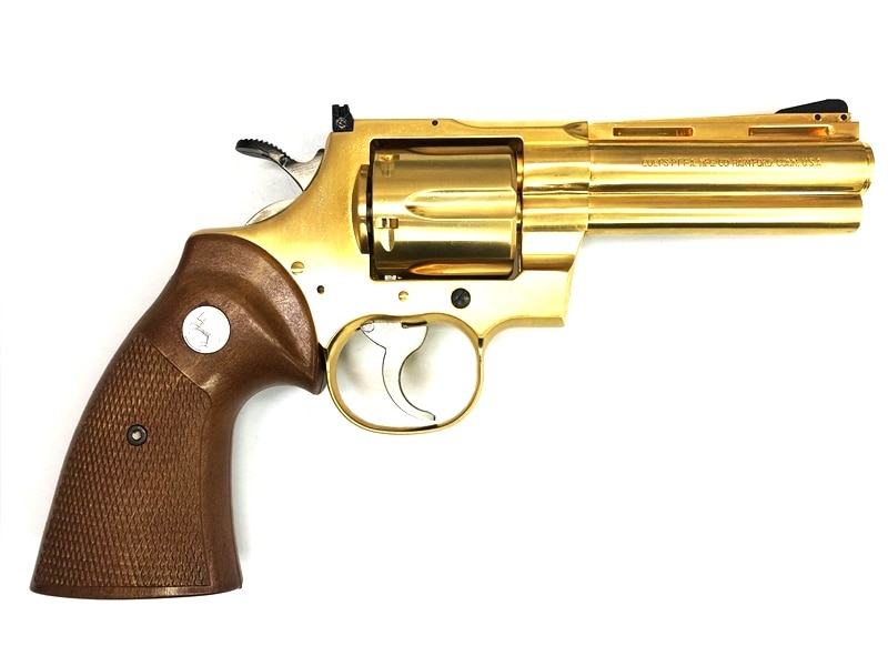 売り切れ【特選中古品】金属モデルガン コクサイ NEWコルトパイソン 4