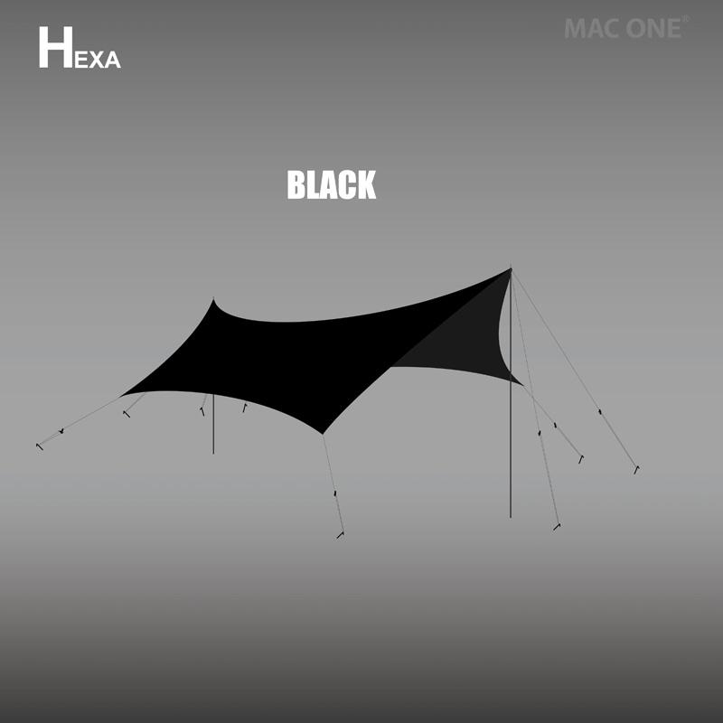Mac outdoor MACONE TARP Hexa Lサイズ マックワンタープ ヘキサタープ