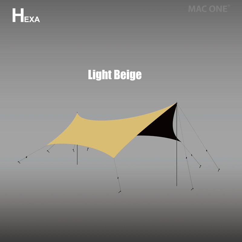 Mac outdoor MACONE TARP Hexa Lサイズ マックワンタープ ヘキサタープ