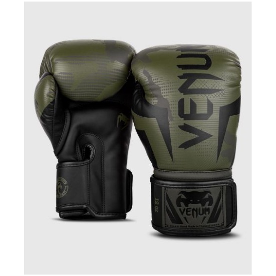 VENUM ヴェナム ELITE ボクシンググローブ - カーキ・カモ ベナム