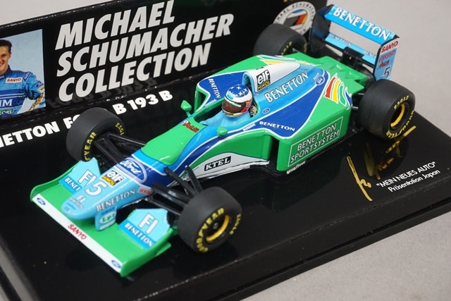 1/43 ミニチャンプス 510430011 ベネトン フォード B193B F1 テスト
