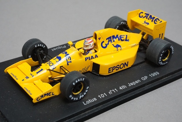 1/43 スパーク S1781 ロータス 101 日本GP 4位 1989 #1 N.ピケ