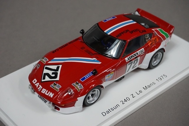 1/43 スパーク S3581 ダットサン 240Z #72 24H Le Mans 1975 A. Haller