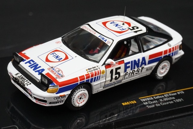 1/43 イクソ RAC153 トヨタ セリカ GT-Four ツール・ド・コルス 1991
