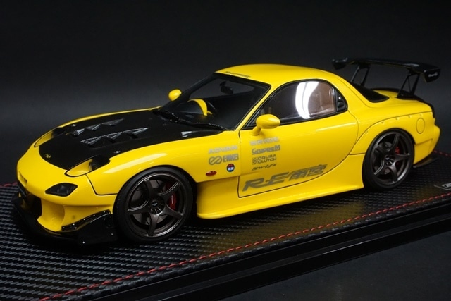 1/18 イグニッションモデル IG1048 マツダ RX-7 FD3S RE 雨宮 イエロー