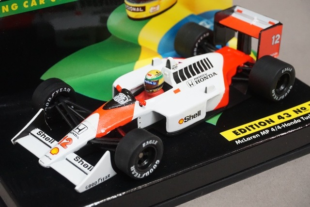 1/43 ミニチャンプス マクラーレン MP4/4 ホンダ ターボ 1988 A.セナ