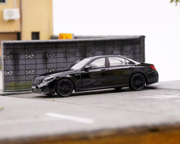 新品 KING MODEL 1/64 メルセデス ベンツ Benz S65 AMG W222 Black
