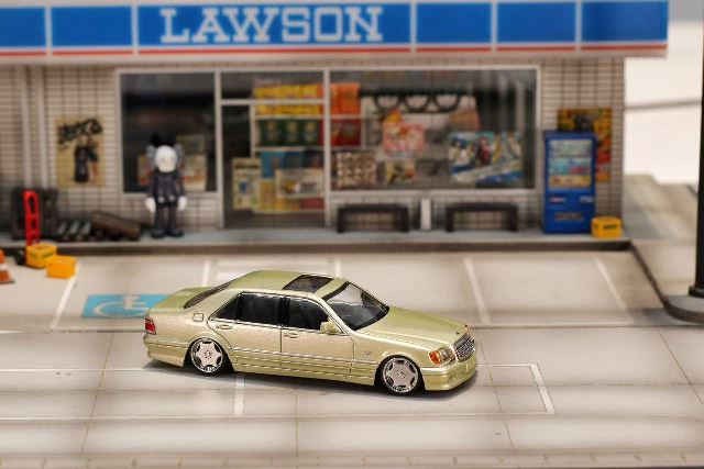新品 W Street Weapon 1/64 メルセデス ベンツ Benz W140 S600