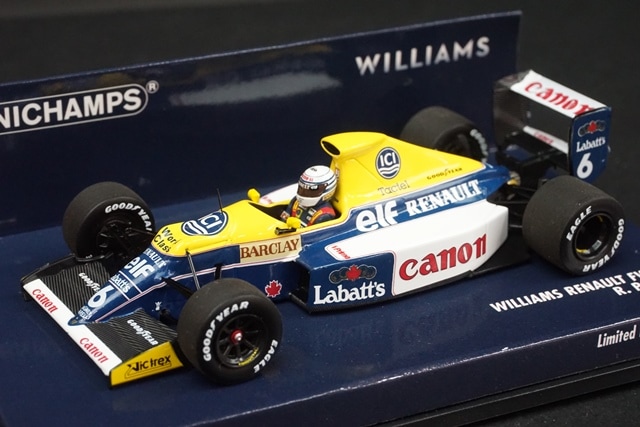 1/43 ミニチャンプス 437900006 ウィリアムズルノー FW13B R