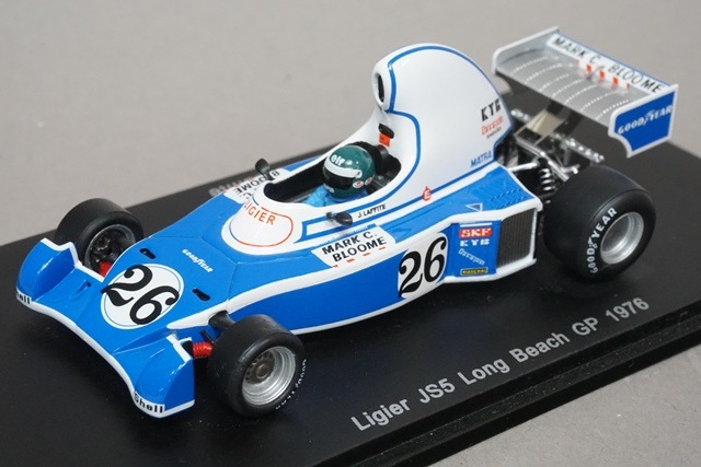 1/43 スパーク S1630 リジェ JS5 ロングビーチGP 1976 J.ラフィット
