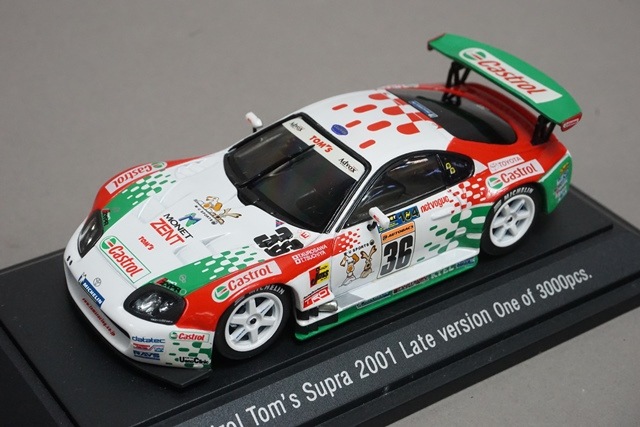 1/43 エブロ 43231 トヨタ カストロール トムス スープラ JGTC 2001