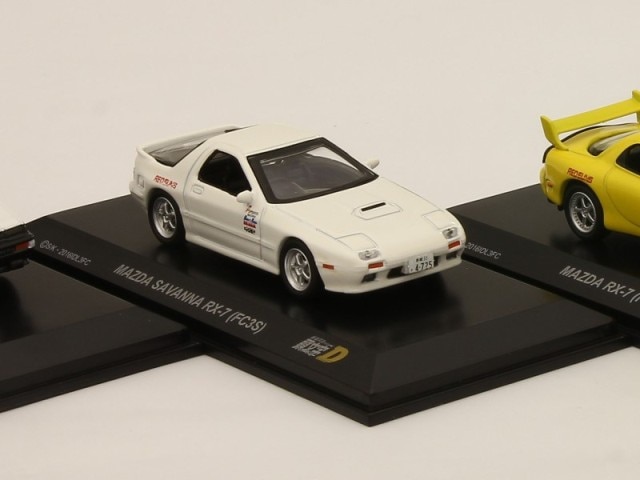 新品 K07057A3B 京商 1/64 マツダ 頭文字D MAZDA サバンナ RX-7 (FC3S