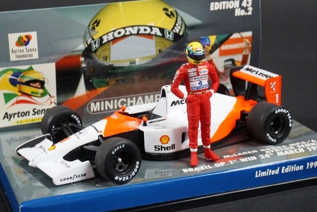 1/43 ミニチャンプス 403914311 セナ展 マクラーレンホンダ MP4/6