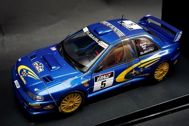 1/18 オートアート 89993 スバル インプレッサ WRC フランスラリー