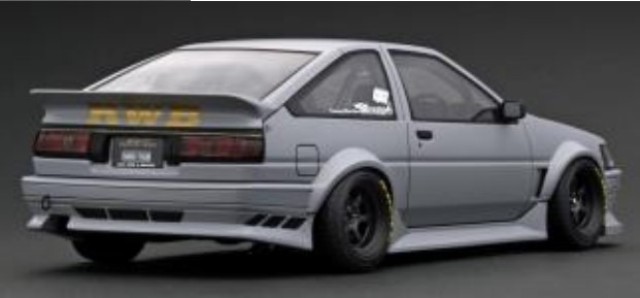 新品 IG2607 イグニッションモデル 1/18 RWB AE86 Matte Gray 生産予定