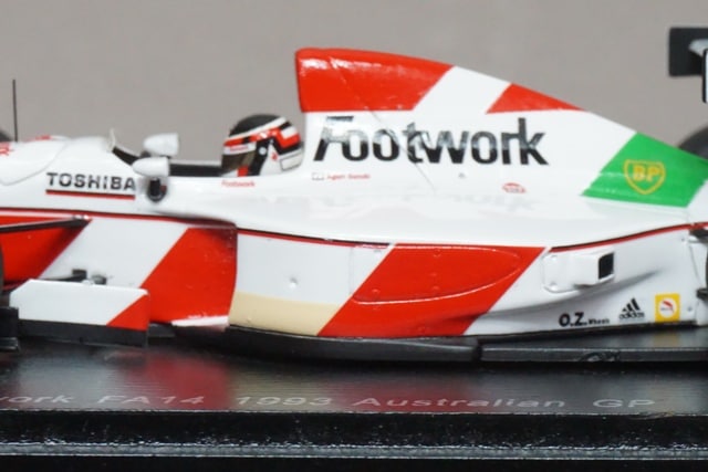 1/43 スパーク FS07 レーシングオン特注 フットワーク FA14