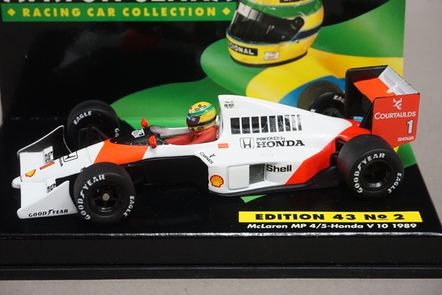1/43 ミニチャンプス マクラーレン MP4/5 ホンダ V10 1989 A.セナ #1