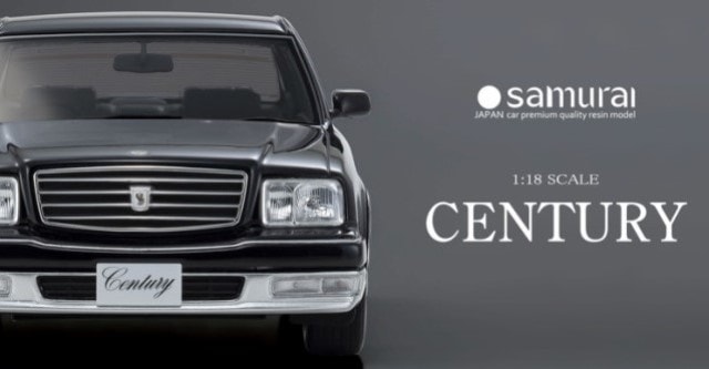 新品特価 KSR18002BK2 京商 1/18 トヨタ センチュリー ドアミラーVer