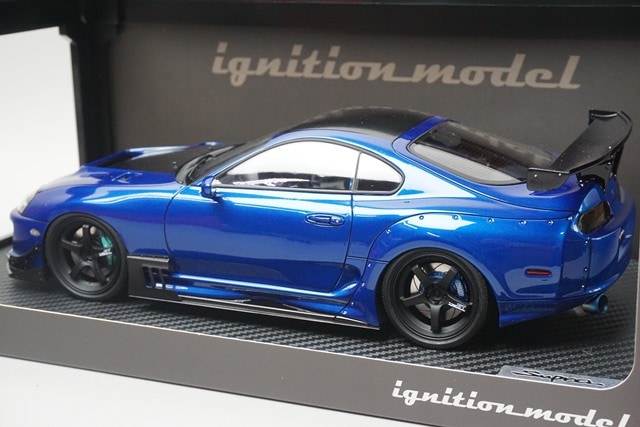 1/18 イグニッションモデル IG1354 トヨタ Supra (JZA80) RZ Blue