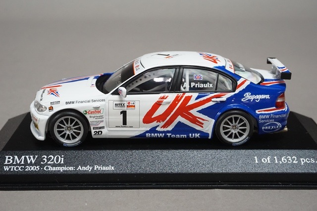 1/43 ミニチャンプス 400052401 BMW 320i WTCC 2005 #1, Boost Gear