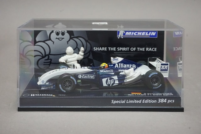1/43 ミニチャンプス ミシュラン特注 ウィリアムズ F1 BMW FW26 #4 R