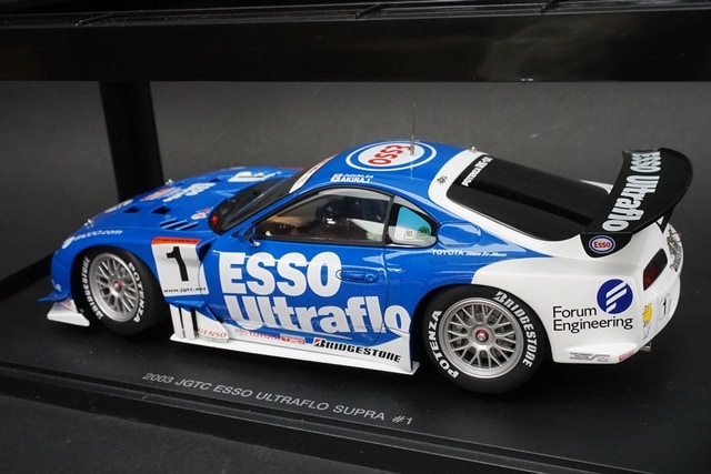 1/18 オートアート 80315 トヨタ スープラ JGTC ESSO ULTRAFLO 2003#1
