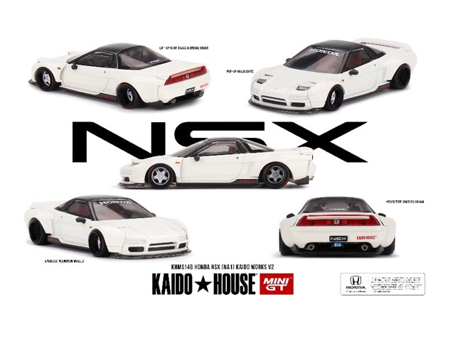 新品 KHMG148 TSM MINI-GT 1/64 ホンダ NSX (NA1) KAIDO WORKS V2 ( 左