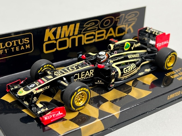 1/43 ミニチャンプス 413120179 ロータス F1 チーム ショーカー 2012