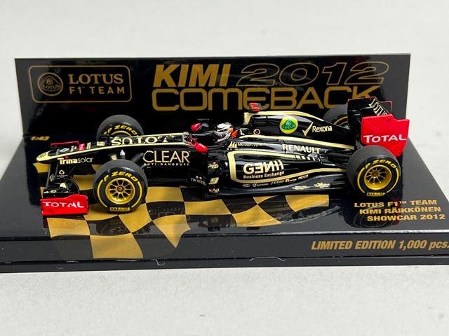 1/43 ミニチャンプス 413120179 ロータス F1 チーム ショーカー 2012