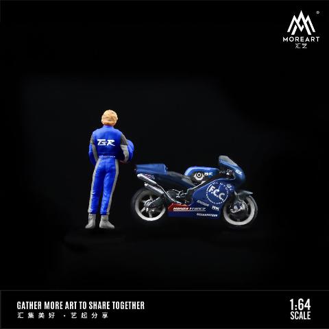予約 MO222066 MoreArt 1/64 ホンダ Honda Racing Motorcycle Drive