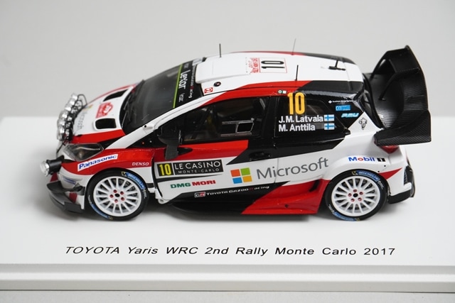 1/43 スパーク S5163 トヨタ ヤリス WRC モンテカルロラリー 2rd 2017