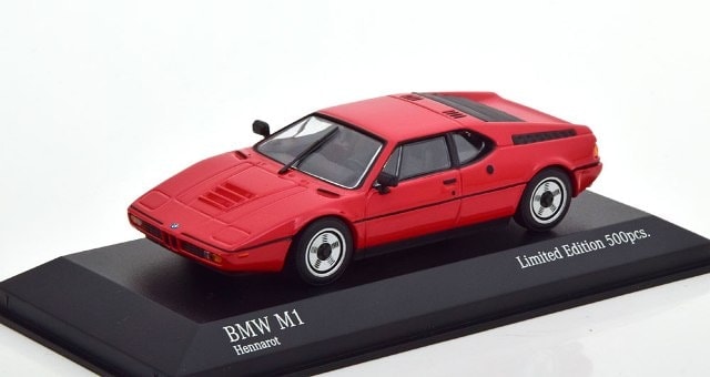 新品 943 025023 ミニチャンプス 1/43 BMW M1 1980 red Limited