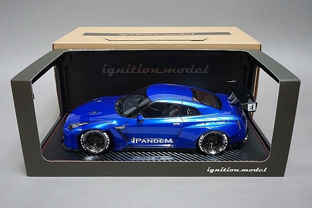 1/18 イグニッションモデル IG1001 PANDEM R35 GT-R ブルーメタリック