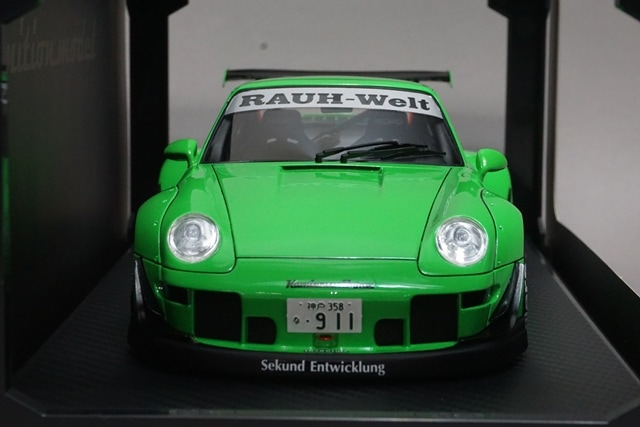 1/18 イグニッションモデル IG1953 ポルシェ RWB 993 グリーン, Boost