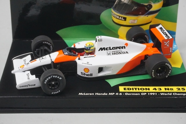 1/43 ミニチャンプス 540914391 マクラーレン ホンダ MP4-6 ドイツGP