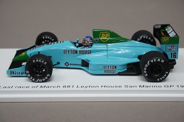 1/43 スパーク ROMU054 ロム特注 レイトンハウス マーチ 881 ラスト