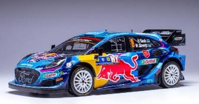 予約 18RMC187 イクソ 1/18 フォード プーマ Rally1 2023年セントラル