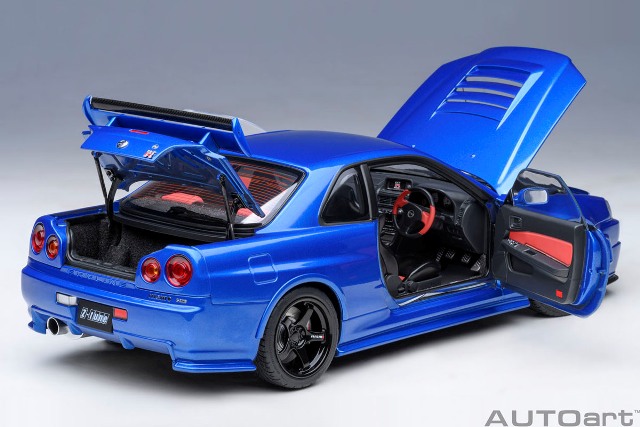 新品 77462 オートアート 1/18 日産 ニスモ R34 GT-R Z-tune